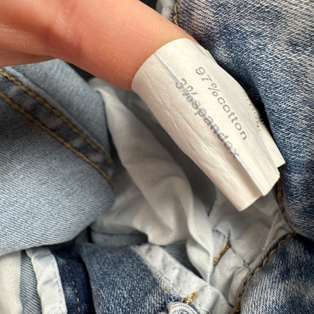 NWT Lizette Collection Jeans with Rhinestone Hearts - Picture 9 of 11